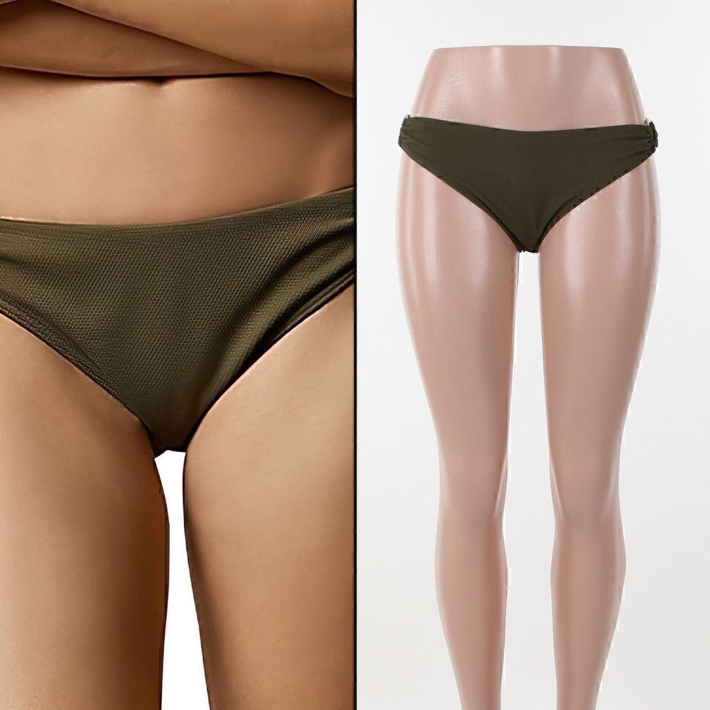 Circle Ring Detail Bikini Bottoms